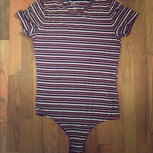 Striped Hollister bodysuit